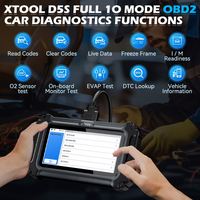 Lector de código D5S OBD2, 5 sistemas PCM/TCM/ABS/SRS, escáner de coche, herramientas de diagnóstico CAN FD FCA, máquina de diagnóstico de coche, 15 + reinicios