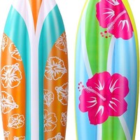 Décorations personnalisables transfrontalières pour fête aquatique d'été sur la plage, en PVC gonflable imperméable, pour planche de surf hawaïenne et radeau aquatique