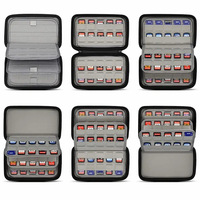 Nouvelle boîte de rangement pour cartes de jeu, très vendue, adaptée à la Switch ou à la PS Vita, sac de rangement rigide pouvant contenir 80 cartes
