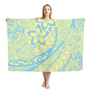 Sarong Hawaiano da Donna con Stampa Floreale, Design Classico, Nuova Tendenza Primavera-Estate, Motivo Personalizzato, Comodo e Alla Moda - Product Image 3