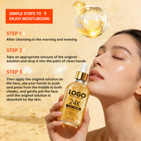 Suero Facial GUOCUI BIO TECH con Retinol, Vitamina E, Ácido Hialurónico y Oro 24k, Antienvejecimiento, Suavizante, Hidratante e Iluminador