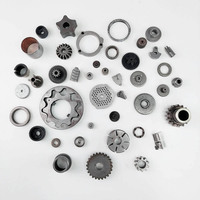 Pompe à huile en laiton fritté de haute précision OEM Rotor intérieur extérieur engrenages de métallurgie des poudres chromage métal direct à basse vitesse