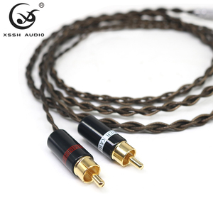 Câble adaptateur audio-vidéo YIVO XSSH HIFI 3,5 mm vers 2 RCA, fil d'extension en cuivre pur OD3,8 mm <span class=keywords><strong>pour</strong></span> guitare, mixeur, haut-parleur, <span class=keywords><strong>casque</strong></span> - Product Image 4