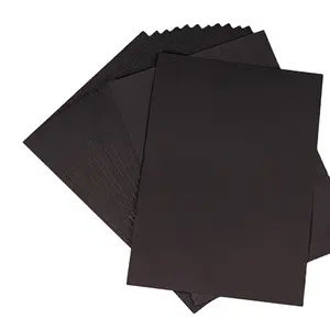 Feuille de papier carton noir 5mm