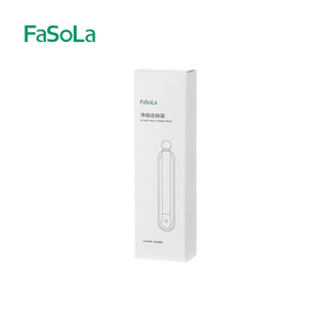 FaSoLa Telescopic <b>Clothes</b> Hanger Wall Mount Foldable <b>Storage</b> Rack For Home Balcony White - Product Image 5
