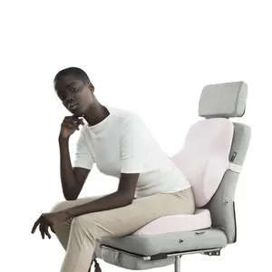 Bravo-cojín de asiento para aliviar la presión, almohada de Soporte Lumbar para largas horas de sentado, para silla de oficina
