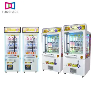 Funsapce Hot Sale New Cheap Wholesale Shopping Mall Coin Operated Toy Gift Claw Key Master Arcade Game Machine Bill Acceptor