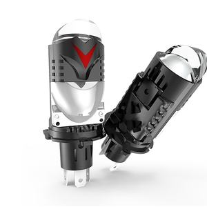 Ampoule de phare LED à lentille 100W 12V Plug & Play H4 Étanche 6000K Adaptation Universelle 10000 Lumens pour Voitures Motos Camions - Product Image 1