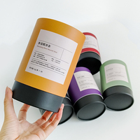 Cylindre en carton compostable pour l'emballage de poudres de compléments alimentaires et de pilules nutraceutiques