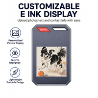 Fonctionne avec Apple Find My, étiquette intelligente E Ink, carte NFC, anti-perte, traceur pour chien, animal de compagnie, bagages, portefeuille