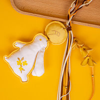 Sac porte-bonheur artisanal Omamori, sachet amulette, porte-clés, sac parfumé brodé de dessins animés pour l'amour, la fortune, la santé, cadeau de fête