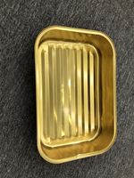 Barquettes jetables en aluminium de qualité alimentaire avec couvercles, capacité 200 ml, recyclables, pour plats à emporter, cuisson, pâtisserie, boîte à lunch