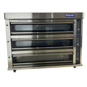 Horno de GAS para repostería, máquina para hornear con piedra y cubierta de vapor para pan - Product Image 1