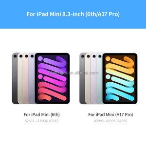 360 °   Funda con Teclado Táctil Giratorio para <span class=keywords><strong>iPad</strong></span> <span class=keywords><strong>Mini</strong></span> 7 A17 Pro (2024) y <span class=keywords><strong>Mini</strong></span> 6 (2021) de 8.<span class=keywords><strong>3</strong></span> Pulgadas con Retroiluminación de 7 Colores - Product Image 6