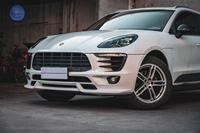 Nouveau 2014-2017 pour Porsche MACAN 95B.1 séparateur de lèvre avant pare-chocs avant diffuseur avant-mise à niveau de rénovation boulonnée