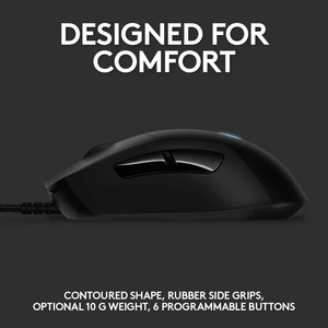 Logitech G403 HERO Wired Gaming <b>Mouse</b>, RGB LIGHTSYNC, 6 Programmable Buttons, Ergonomic , 25600 DPI Optical Sensor <b>Mouse</b> - Product Image 3