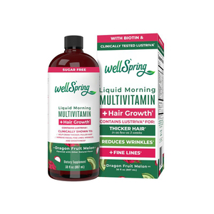 Productos de Belleza, Líquido Oral Multivitamínico de 450 ml con Ingredientes Naturales Antioxidantes para el Crecimiento del Cabello, Suplemento de Biotina para Mujeres - Product Image 1