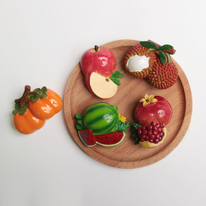 Autocollants magnétiques pour réfrigérateur, fruits et légumes 3D mignons, design personnalisé, impression, aimants de réfrigérateur imperméables - Product Image 3