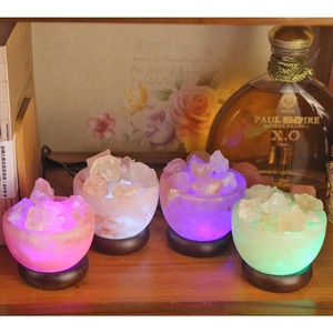 Muestra gratis Regalo De vacaciones en forma de corazón luz colorida <span class=keywords><strong>2023</strong></span> gran oferta USB lámpara de sal del Himalaya varias formas - Product Image 6