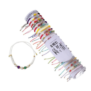 Bracciale con perle di cristallo colorate Z, 2400 pezzi, gioielli con perline multicolori per regalo da donna - Product Image 2