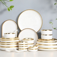 Services de Vaisselle en Porcelaine de Luxe pour Restaurant, Vaisselle en Céramique pour Traiteur