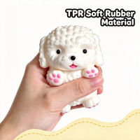 Peluche Ours en peluche, Chiot, Canard jaune, Texture boueuse, Jouet anti-stress à rebond lent, à presser, pour enfants et adultes