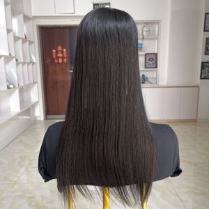 Nouveau YF-2346 Topper en cheveux humains avec base en soie, couleur naturelle, cheveux vierges raides, densité 130%, cheveux russes, logo personnalisé - Product Image 6