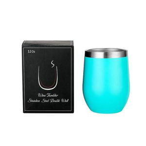 Gobelet à vin isotherme personnalisé de 12 oz, économique, pour le bureau et l'extérieur - Product Image 2