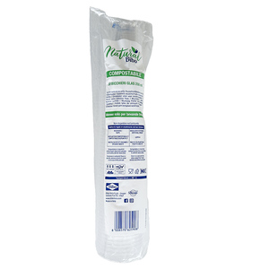 Vasos PLA biodegradables y compostables solo para bebidas frías, transparentes, 200/250mL, 50 unidades/paquete - Product Image 2