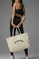 Sac fourre-tout en toile grande capacité avec logo personnalisé, sac à bandoulière en coton robuste pour femme, idéal pour la gym, les courses, la plage, vente en gros