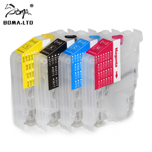 <span class=keywords><strong>Cartouche</strong></span> d'encre rechargeable de style court America LC3011 LC3013 pour imprimantes <span class=keywords><strong>Brother</strong></span> MFC-J690 J895 J491 J497 <span class=keywords><strong>DCP</strong></span>-J772 MFC-J491 J890 - Product Image 1