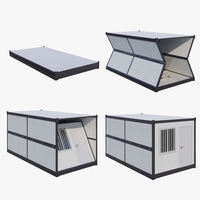 Maison préfabriquée pliable rapide à construire pour l'extérieur, mini-maison mobile prête à l'emploi, maison conteneur pliable préfabriquée