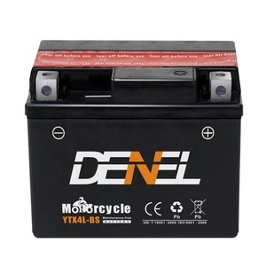 Batería de Motocicleta de Alta Capacidad y Calidad de 12v 10ah, Batería de Gel para Motocicleta de 12v 12 Ah, Batería de Motocicleta DENEL YTX4L-BS 12V3AH - Product Image 1