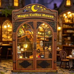 ลดราคาพิเศษ 2026 บ้านกาแฟวิเศษ M2602 ชุดประกอบเอง 3 มิติ พร้อมไฟ รุ่น M2602 ชื่อสินค้า บ้านกาแฟวิเศษ - Product Image 1