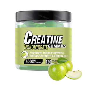 Gomitas de Monohidrato de Creatina, Suplementos Energéticos para Entrenamientos, Desarrollo Muscular, Fuerza y Rendimiento, 5g de Proteína, Botella de 60 Unidades - Product Image 5