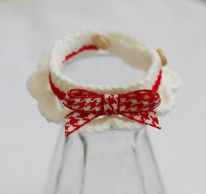 <span class=keywords><strong>Collar</strong></span> ajustable para perro pequeño y cachorro, hecho a mano, con pajarita - Product Image 6