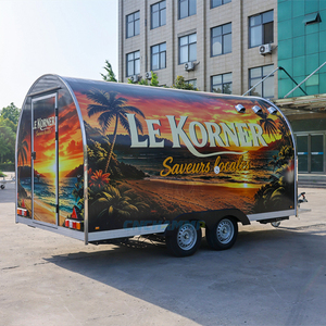 Remolque de Comida Comercial Chammp 2026 Tropical Sunset, Puesto de Comida Móvil Personalizado con Ventana de Servicio - Product Image 4