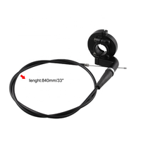 Poignées de guidon et câble de commande des gaz pour mini-moto, quad et ATV 7/8 pouces 50 150 250cc