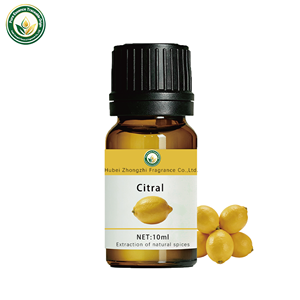 Citral Zhongzhi 99% Pur Naturel, Ingrédient Aromatique au Parfum de Citron <span class=keywords><strong>pour</strong></span> l'Ajustement des Parfums en Cosmétiques, Alimentation et Aromathérapie, Vente en Gros - Product Image 1