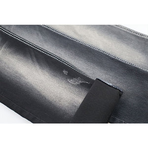 Tela de mezclilla de LICRA de poliéster La mejor y más barata tela de mezclilla de jeans azul negro de China 8,1 oz para Egipto - Product Image 5