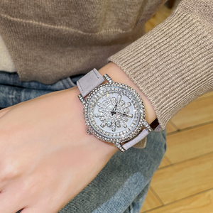 Montre ronde rose CILOA pour femme, tendance et décontractée, nouvelle collection 2026, haute qualité, étanche, cadeau de luxe, montre à quartz - Product Image 4