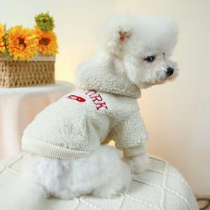PETCIRCLE Pet Circle Dog and <b>Cat</b> <b>Clothes</b> Lambswool Autumn and Winter Warm New York Style Sweatshirt - Product Image 2