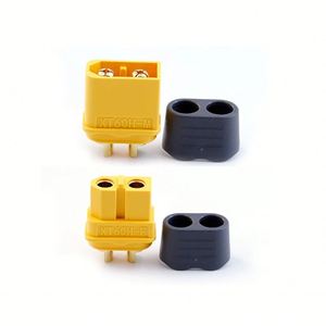 10 pièces prise <span class=keywords><strong>XT60H</strong></span> avec gaine 3.5mm plaqué or connecteur en T modèle avion composants électroniques - Product Image 4