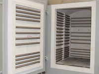 Horno de Mufla Tipo Caja de 1200°C para Cerámica, Horno de Cámara de Alta Temperatura de 1000L, Horno de Caja de Resistencia Eléctrica