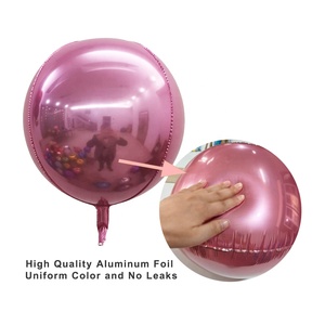 Mới Nhỏ 10 12 Inch 4D Sphere Foil Bóng Tinh Khiết Màu Nhôm 4D Foil Bóng Đảng Wedding Giáng Sinh Trang Trí - Product Image 4