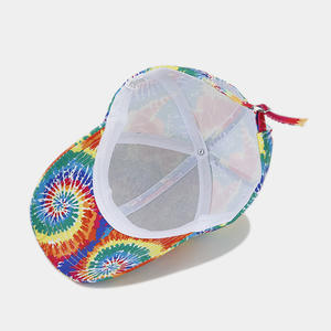Casquette de baseball arc-en-ciel de style européen et américain, unisexe, tendance, accessoire de protection solaire pour les vacances à la plage - Product Image 3
