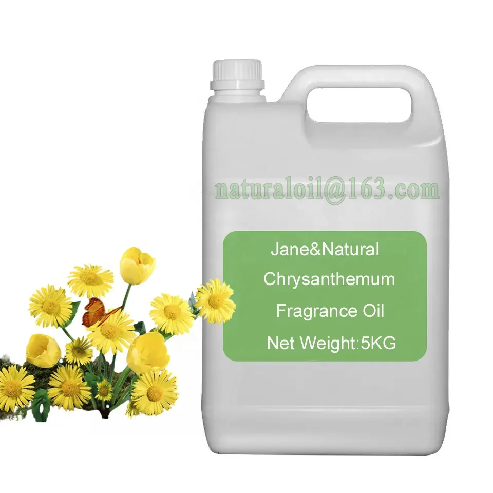 Huile de parfum de chrysanthème pour bougies, savon, lotion parfum cosmétiques soins de la peau shampooing et désodorisant roseau diffuseur faisant