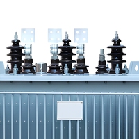 Transformateur immergé dans l'huile S13 450 KVA, transformateur de distribution triphasé, stabilisation de tension pour l'alimentation commerciale