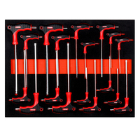 Kit complet d'outils à main pour la réparation automobile |   258 pièces d'outils métalliques CRV avec poignées, garantie de 3 ans |   Kit de garage professionnel avec support OEM