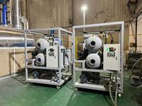 Machine de filtration d'huile de transformateur à vide double étage 3000 L/H pour une installation optimale